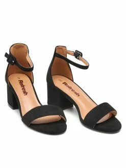 Προϋπολογισμός 🧨 Εκπτωση 🌟 Φτηνός ⭐ Refresh Γυναίκες Σανδάλια 79864 Μαύρο ✨ 🔥 ⭐ -Φτηνός Refresh Κατάστημα unnamed file 1116