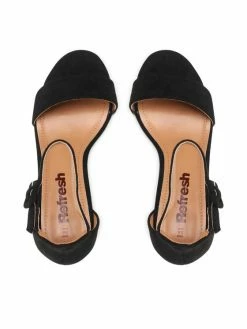 Προϋπολογισμός 🧨 Εκπτωση 🌟 Φτηνός ⭐ Refresh Γυναίκες Σανδάλια 79864 Μαύρο ✨ 🔥 ⭐ -Φτηνός Refresh Κατάστημα unnamed file 1117