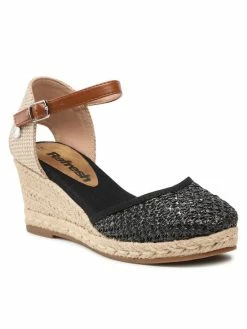 Καλύτερη πώληση 🎉 Κουπόνι ✔️ Φτηνός 🥰 Refresh Γυναίκες Εσπαντρίγιες 79458 Μαύρο 🎁 🎁 🎁