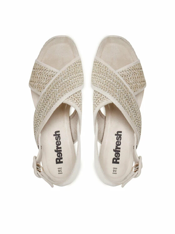 Αγορά ✨ Εξοδος ✨ Τοπ 10 ❤️ Refresh Γυναίκες Σανδάλια 79790 Μπεζ 🤩 😍 ✨ 8 Αγορά ✨ Εξοδος ✨ Τοπ 10 ❤️ Refresh Γυναίκες Σανδάλια 79790 Μπεζ 🤩 😍 ✨ - Image 6