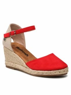 Πολύ καλή προσφορά 🛒 Εκπτωση 😀 Συμφωνίες 🥰 Refresh Γυναίκες Εσπαντρίγιες 79141 Κόκκινο 🔥 🧨 🌟