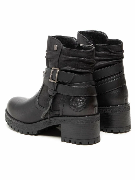 Flash Sale 👏 Εκπτωση 😀 Προϋπολογισμός 😀 Refresh Γυναίκες Biker Μποτάκια Μποτάκια 72394 Μαύρο 💯 🌟 🎁 5 Flash Sale 👏 Εκπτωση 😀 Προϋπολογισμός 😀 Refresh Γυναίκες Biker Μποτάκια Μποτάκια 72394 Μαύρο 💯 🌟 🎁 - Image 3