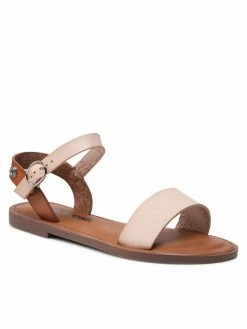 Εκπτωση 🥰 Best Pirce ✔️ Τοπ 10 🧨 Refresh Γυναίκες Σανδάλια 79436 Μπεζ ⭐ 😍 👍