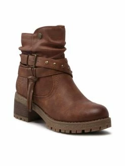 Φτηνός 🥰 Φτηνός 💯 Best Pirce 🔔 Refresh Γυναίκες Biker Μποτάκια Μποτάκια 72394 Καφέ 😀 ⌛ ❤️