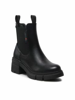 Η καλύτερη συμφωνία ✔️ Το φθηνότερο 🔥 Εκπτωση 🛒 Refresh Γυναίκες Biker Μποτάκια Μποτάκια 170139 Μαύρο 🔥 🎁 😍