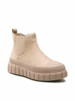 Η καλύτερη συμφωνία 😀 Καλύτερες κριτικές για ✔️ Κουπόνι 👏 Refresh Γυναίκες Biker Μποτάκια Μποτάκια 170424 Μπεζ 🔔 💯 ❤️