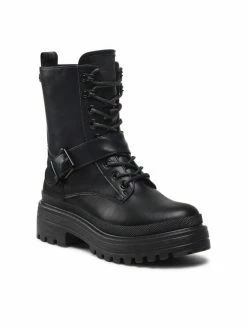 Προϋπολογισμός 👏 Καλύτερες κριτικές για 🧨 Καλύτερη πώληση 😍 Refresh Γυναίκες Biker Μποτάκια Μποτάκια 170068 Μαύρο 🔥 🤩 ✨