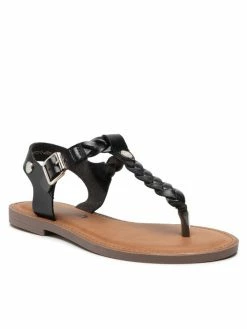 ΧΟΝΔΡΙΚΟ ΕΜΠΟΡΙΟ 🎁 Κουπόνι ✔️ Best Pirce 🛒 Refresh Γυναίκες Σανδάλια 79421 Μαύρο ❤️ 🎉 ⌛